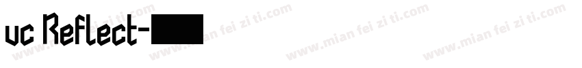 vc Reflect字体转换